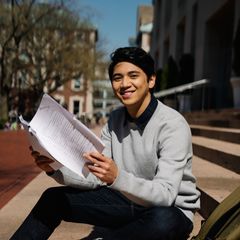 Retrato ilustrativo de estudiante